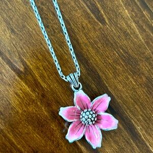 Brighton Pink Flower 🌸 Necklace